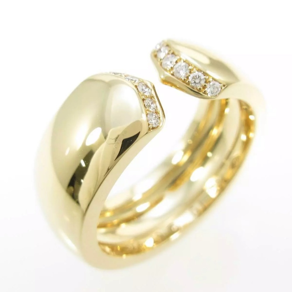 Cartier 2C De Diamond 18KT Yellow Gold Ring